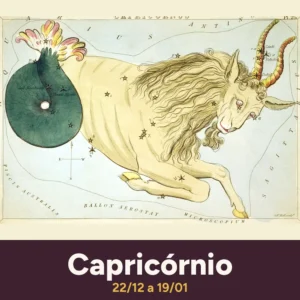 Ímã de geladeira Signo de Capricórnio – botton de metal 5×5 cm
